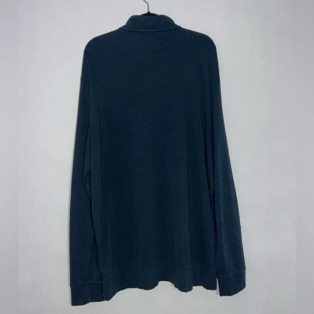 Ralph‎ Lauren Polo Sweater Men's XXL Blue Performance Pullover 1/4 Zip Golf